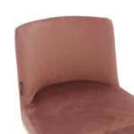 Bar Stool medium height Impartial I metal golden legs-velvet rotten apple - Слика 5