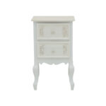 Pazlen Inart bedside antique white color mdf 40x45x65cm - Слика 2
