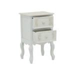 Pazlen Inart bedside antique white color mdf 40x45x65cm - Слика 3