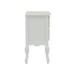 Pazlen Inart bedside antique white color mdf 40x45x65cm - Слика 4