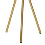 Side table Jacksie Inart bronze-gold metal D46x48cm - Image 3