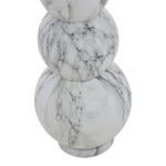 Vase Lopel Inart black-gold metal D26x87cm - Слика 3