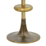 Side table Trego Inart gold-black metal D39x55cm - Слика 4