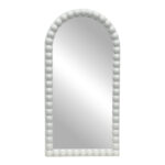 Mirror Pavlova Inart white pp 42x3.5x81cm