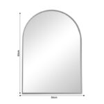 Mirror Mirrory Inart silver aluminum 50x2.5x80cm - Image 2