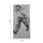 Paining on canvas Walking Inart 70x3x140cm - Image 2