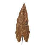 Table decoration leaf Lopi Inart gold mango wood-iron 23x9x77.5cm - Слика 2