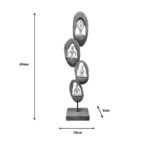 Table decoration Yove Inart natural mango wood-iron 18x9x69cm - Слика 2