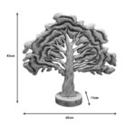 Table decoration tree Natrem Inart natural mango wood 45x11x43cm - Слика 2