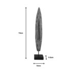 Table decoration Thalon Inart natural mango wood-iron 14x9.5x79cm - Image 2
