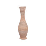 Decorative vase Uala Inart banana mat in antique natural shade D25x70cm