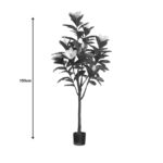 Decorative plant Mangola I in a pot Inart white pp H155cm - Image 4