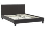 Double bed Nevil PU dark brown matte 150x200 - Image 3