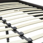 Double bed Nevil PU dark brown matte 150x200 - Image 6