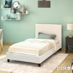 Bed Nevil PU white matte 100x200 - Слика 2