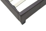 Bed Nevil PU dark brown matte 100x200 - Слика 6