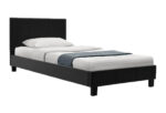 Bed Nevil PU black matte 100x200