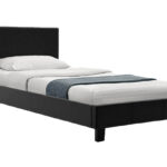Bed Nevil PU black matte 100x200