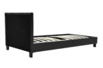 Bed Nevil PU black matte 100x200 - Image 4