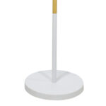 Metal floor lamp Oliver Ε27 with white shade D33x149cm - Слика 4