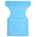 Transparent fabric Nexus for director's chairs color turqoise for professional use 45/57x1x78,5cm