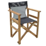 Perforated cloth Nexus professional for director's chair black 45/57x1x78.5cm - Слика 2