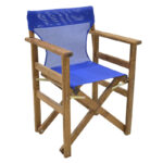 Perforated cloth Nexus professional for director's chair blue 45/57x1x78.5cm - Image 2