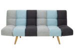 Sofa-bed 3-seater Freddo I with colorful fabric 182x81x84cm - Слика 4