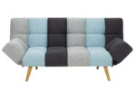 Sofa-bed 3-seater Freddo I with colorful fabric 182x81x84cm - Слика 5