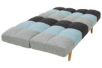 Sofa-bed 3-seater Freddo I with colorful fabric 182x81x84cm - Слика 6