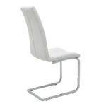 Chair Darrell metal chrome with PU white - Image 2