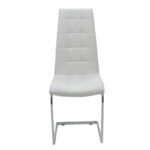 Chair Darrell metal chrome with PU white - Image 3