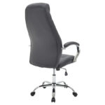 Sonar manager office chair with PU in black colour - Image 2