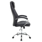 Sonar manager office chair with PU in black colour - Image 4