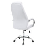 Sonar manager office chair with PU in white color - Слика 3