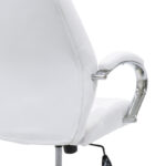 Sonar manager office chair with PU in white color - Слика 6