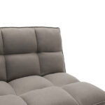 3 seater Sofa-bed Rebel with fabric in light grey color 189x92x82cm - Слика 4