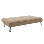 3 seater sofa-bed Rebel with fabric in beige-brown color 189x92x82cm - Слика 3