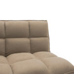 3 seater sofa-bed Rebel with fabric in beige-brown color 189x92x82cm - Слика 5