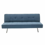 3 seater sofa-bed Travis with fabric in light blue color 175x83x74cm - Слика 2