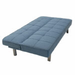 3 seater sofa-bed Travis with fabric in light blue color 175x83x74cm - Слика 3
