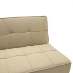 3 seater sofa-bed Travis with fabric in beige color 175x83x74cm - Слика 5
