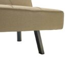3 seater sofa-bed Travis with fabric in beige color 175x83x74cm - Слика 6