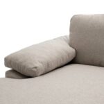 Corner sofa Cohen with right corner fabric beige 240x159x83cm - Слика 4