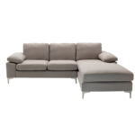 Corner sofa Cohen with left corner fabric beige fabric 240x159x83cm - Слика 2