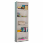 Bookcase Max white 58x23x170 cm