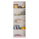 Bookcase Max white 58x23x170 cm - Image 3