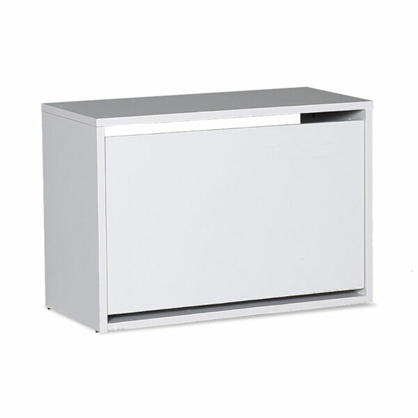 Shoes cabinet Step 6 pairs in white color 60x30x42 cm