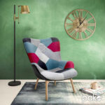 Armchair Kido retro designed multicolored patchwork - Image 2