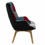 Armchair Kido retro designed multicolored patchwork - Image 5